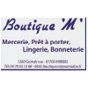 boutique m logo